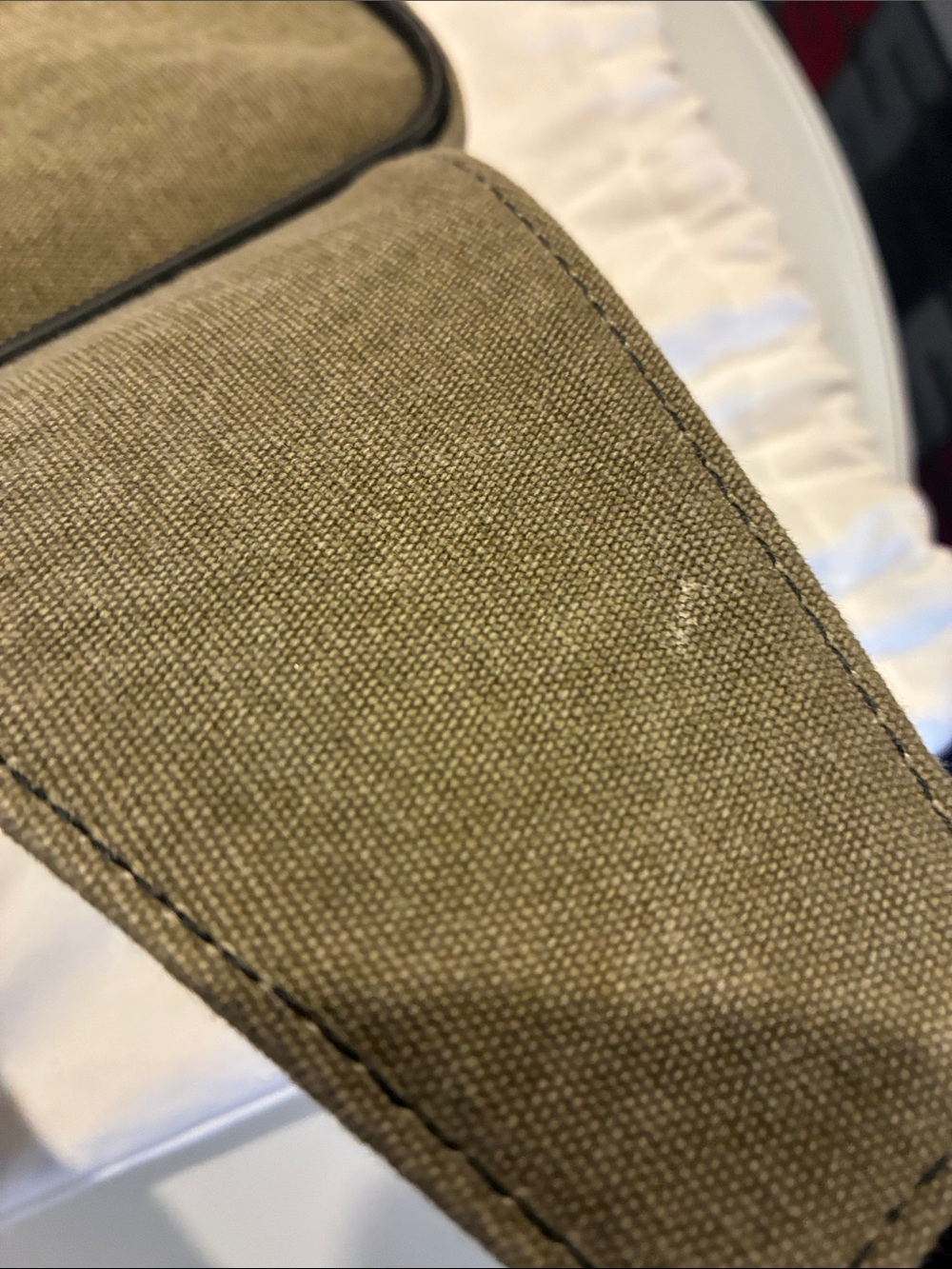 Balmain Olive Green B-Army Canvas Belt Bag - Picture 10 of 10
